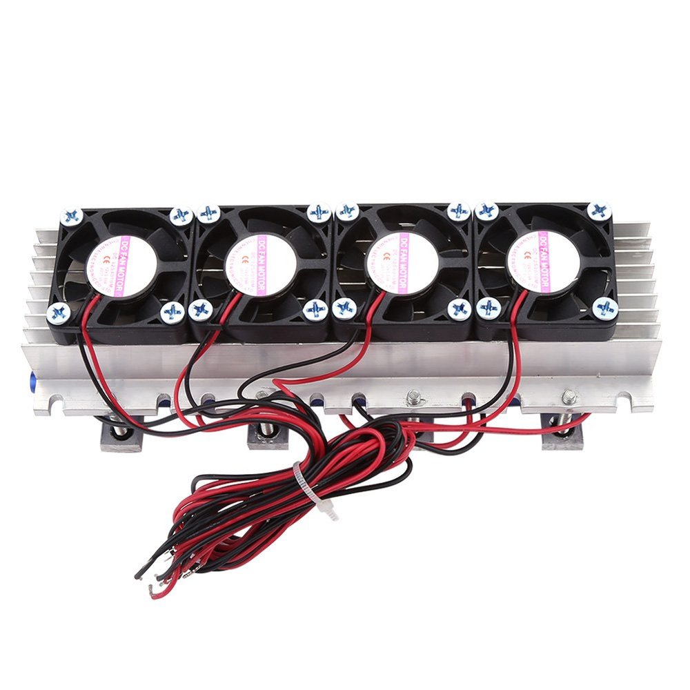 12V TEC1-12706 Thermoelectric Cooler 4 Chip Water Cooling System DIY Air Cooling Refrigeration Device