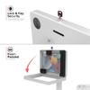 Anti-Theft Tablet Desk Stand  Adjustable VESA Compatible Desk Mount with Universal Security Enclosure for iPad 11 (A16) - Pro 11-inch M4 - Air 11-inch M3- iPad 10th Gen - Galaxy Tab & More Tablets view 4