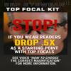 SSP Eyewear Top Focal Ultra Tactical Safety Glasses Kit, 6 HD A-Eye NVR/fog Upper and Bottom Bifocal Lenses, 2.50 Magnifaction view 2