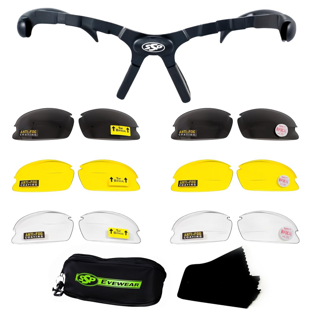 First Responder's Choice! Tactical Shooting Glasses for Front Sight Focus 99% of Inaccuracy Occurs When You Cant See Your Sights. Maintains a Natural Shooting Stance. Top Focal Anti-Fog, ANSI Z87.1+