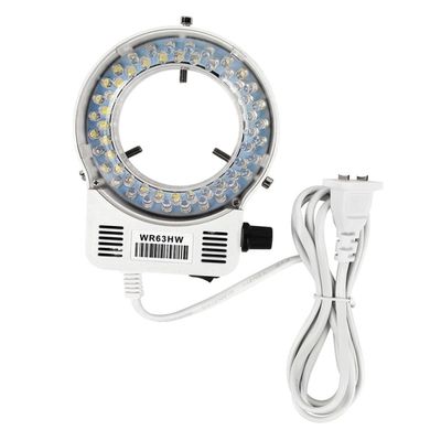 Lab Microscope Slides USB Adjustable 7000K Lamp LED Circle Light Microscope 56 LED Ring Light Illuminator for Binocular Video Microscope Microscope Parts (Color : White)