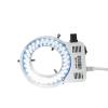 Lab Microscope Slides USB Adjustable 7000K Lamp LED Circle Light Microscope 56 LED Ring Light Illuminator for Binocular Video Microscope Microscope Parts (Color : White) view 3