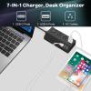 3 Outlet Desk Clamp Power Strip with 4 USB Ports - Desktop Edge Mount Surge Protector - Clamp on Power Strip USB C 20W - Desk, Men, Hotel, Home, Office, Gaming, Phone, Computer, Electronic Accessories view 2