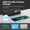 3 Outlet Desk Clamp Power Strip with 4 USB Ports - Desktop Edge Mount Surge Protector - Clamp on Power Strip USB C 20W - Desk, Men, Hotel, Home, Office, Gaming, Phone, Computer, Electronic Accessories view 3