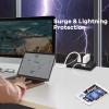 3 Outlet Desk Clamp Power Strip with 4 USB Ports - Desktop Edge Mount Surge Protector - Clamp on Power Strip USB C 20W - Desk, Men, Hotel, Home, Office, Gaming, Phone, Computer, Electronic Accessories view 4