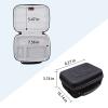 XANAD Hard Case for Sony Alpha ZV-E10 / ZV-1 / ZV-1F / ZV-1 II Vlogging Camera with Vlogger Accessory Kit Tripod (GP-VPT2 BT) and Microphone - Carrying Storage Bag(Black+Gray) view 4