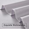 10 ft x 10 ft Wrinkle Free Silver Backdrop Curtain for Parties, Polyester Silver Grey Backdrop Drapes 2 Panels 5x10ft for Baby Shower Photoshoot Engagement Wedding Birthday Photography Background view 3