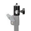 CAMVATE 16mm Light Pole Stand Head Mount + Super Clamp with Mini Ball Head + Light Stand Mount Articulated 1/4''-20 Mini Ball Head view 4