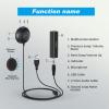 Smof Bluetooth Aux Car Adapter, BT5.2 Audio Receiver for Car/Home Stereo view 3