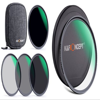 77mm ND4/ ND8/ND64/ND100/ Shockproof Tempered MCUV Protection Filter Kit (5 Pcs) with 28 Multi-Layer Coated