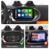 Stereo Radio for Benz Smart 453 Fortwo 2015-2020 - Biorunn Wireless Wired Carplay and Android Auto GPS Navigation - (4GB+64GB) Head Unit 9 Inch Blu-etooth RDS FM AM DSP view 2