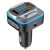 Bluetooth Car Adapter, Blutu para Carros, Blooth Tooth Fm Transmitter for Car Support QC3.0 USB Car Charger Siri Google Assitant, U Disk, SD Card Hi-Fi Music view 1