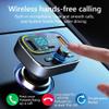 Bluetooth Car Adapter, Blutu para Carros, Blooth Tooth Fm Transmitter Support Type-C PD + QC3.0 Fast USB Charger, Hands Free Calling, Siri Google Assitant, Hi-Fi Music view 2
