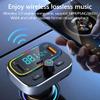 Bluetooth Car Adapter, Blutu para Carros, Blooth Tooth Fm Transmitter Support Type-C PD + QC3.0 Fast USB Charger, Hands Free Calling, Siri Google Assitant, Hi-Fi Music view 4
