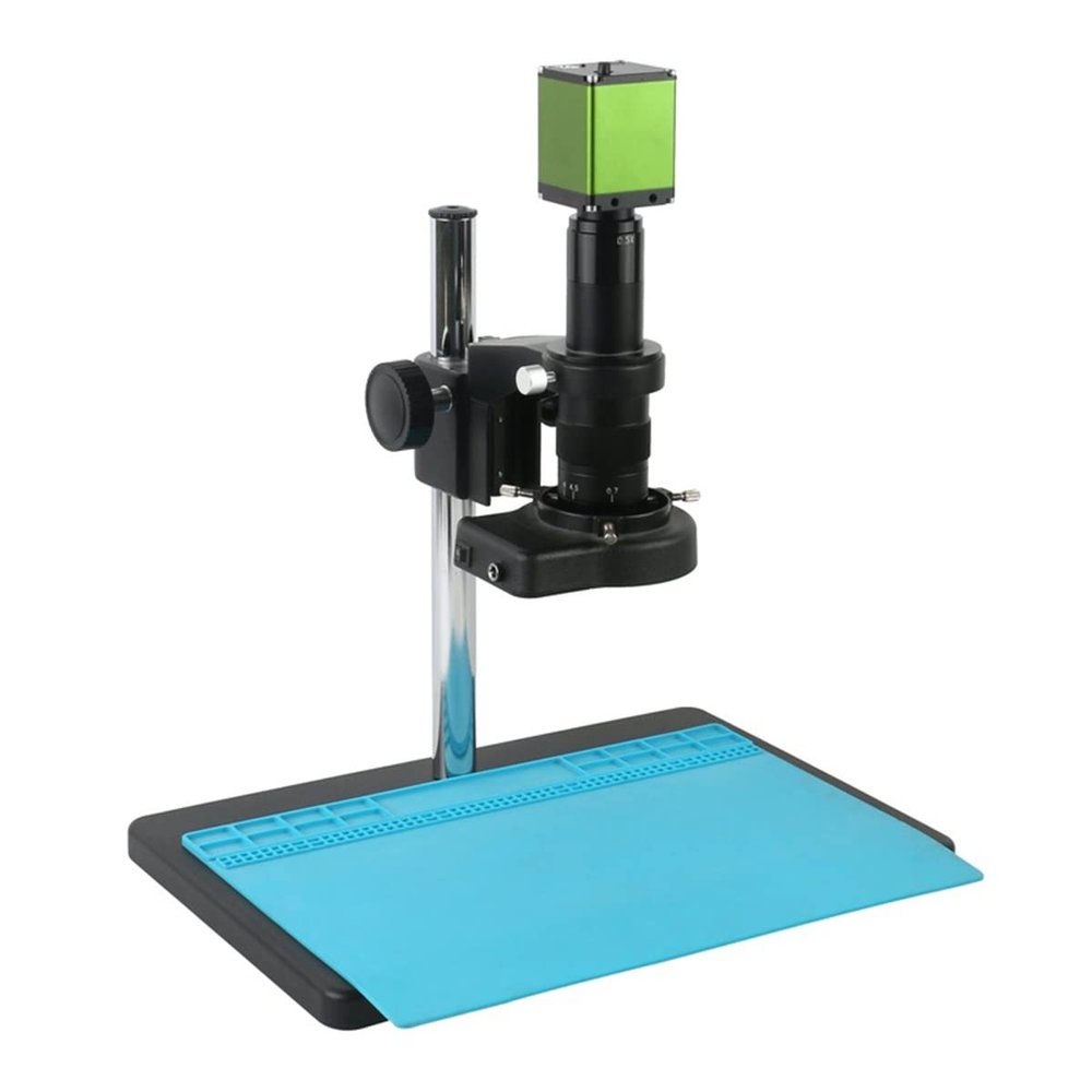 Lab Microscope Slides 1/2" 1080P Video Microscope Magnifying Glass 180X 300X Lens Microscope Parts (Color : A, Magnification : 180X)