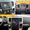 ZWNAV 10.5 Inch Resolution 1600x1200 Tesla Style Touch Screen Car Stereo for Dodge RAM 1500 2500 3500 2013-2018 Truck Radio Android Auto Replacement Multimedia Player Unit GPS Navigation Unit view 2