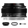 TTArtisan 50mm F2 Full Frame Large Aperture Manual Portrait Lens for Sony E Mount fe Mirrorless Camera Alpha A6000 A6300 A6400 A7C A7MIII A7MIV A7RIII A9 NEX-3 NEX-3N NEX-5 Black view 1