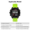 Bands for Garmin Forerunner 245/645 Music,20mm Width Band for Garmin Vivoactive 3 Music/Venu/Venu sq (Light Green) view 2