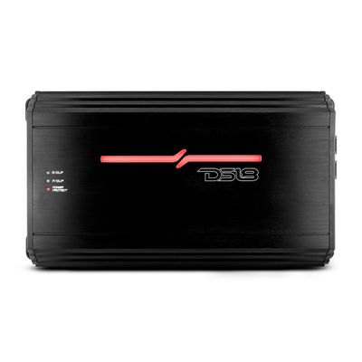 DS18 ZR1600.4D Car Amplifier Class D 4-Channel Stereo Full Range Amp 7200 Watts Peak Power - Adjustable Frequency High/Low Pass Setting - Guaranteed to Supercharge Your Car Audio Sound System