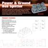 Trombetta 6 Place Bussed Splitter W/Power & Ground Module (99-0300) view 2