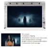 10x10ft Ghost Fog Dark Halloween Scary Night Photography Backdrops Fabric Party Decoration Background Hell Photo Backdrop view 4