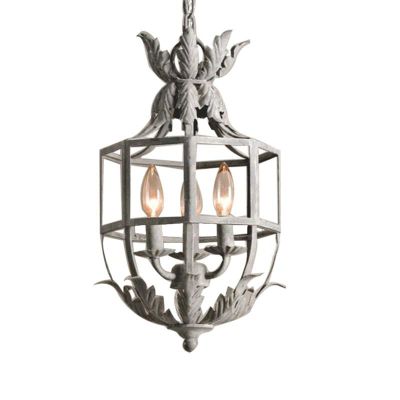 Machine French Retro Old Wrought Iron Chandelier, Princess Children's Room Bedroom Porch Corridor Pendent,for Bedroom, Entryway, Dining Room, Girls Room, Foyer