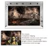 10x6.5ft Gate of Hell Halloween Pumpkin Photo Backdrops Fabric Photography Background Dark Cloud Photo Studio Prop Decor Backdrop view 4