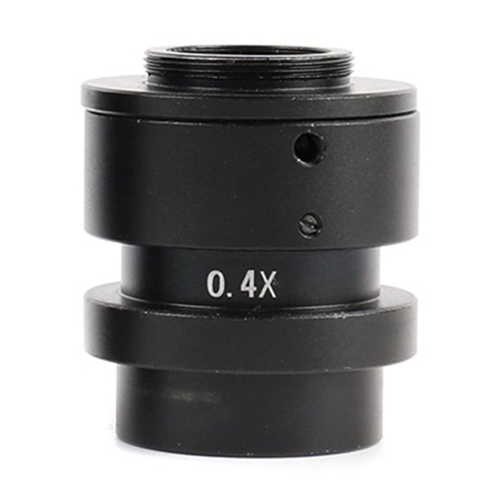 Lab Microscope Slides 0.4X 1X Industry Mono Lens Zoom C Mount Adapter Lens for 0.7X-5X Adjustable Magnification Microscope Parts (Color : 0.4X)