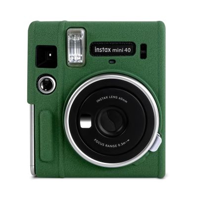 Rieibi Mini 40 Case - Silicone Protective Case for Fuji Instax Mini 40 Instant Camera - Soft Rubber Lightweight Case for Fujifilm 40 - Green