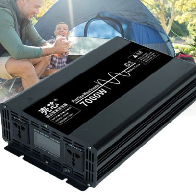 JINTAOMA Power Inverter 4500W/7000W/10000W DC 12V to AC 110V&220V Pure Sine Wave Car Voltage Converter Transformer,7000W-12v