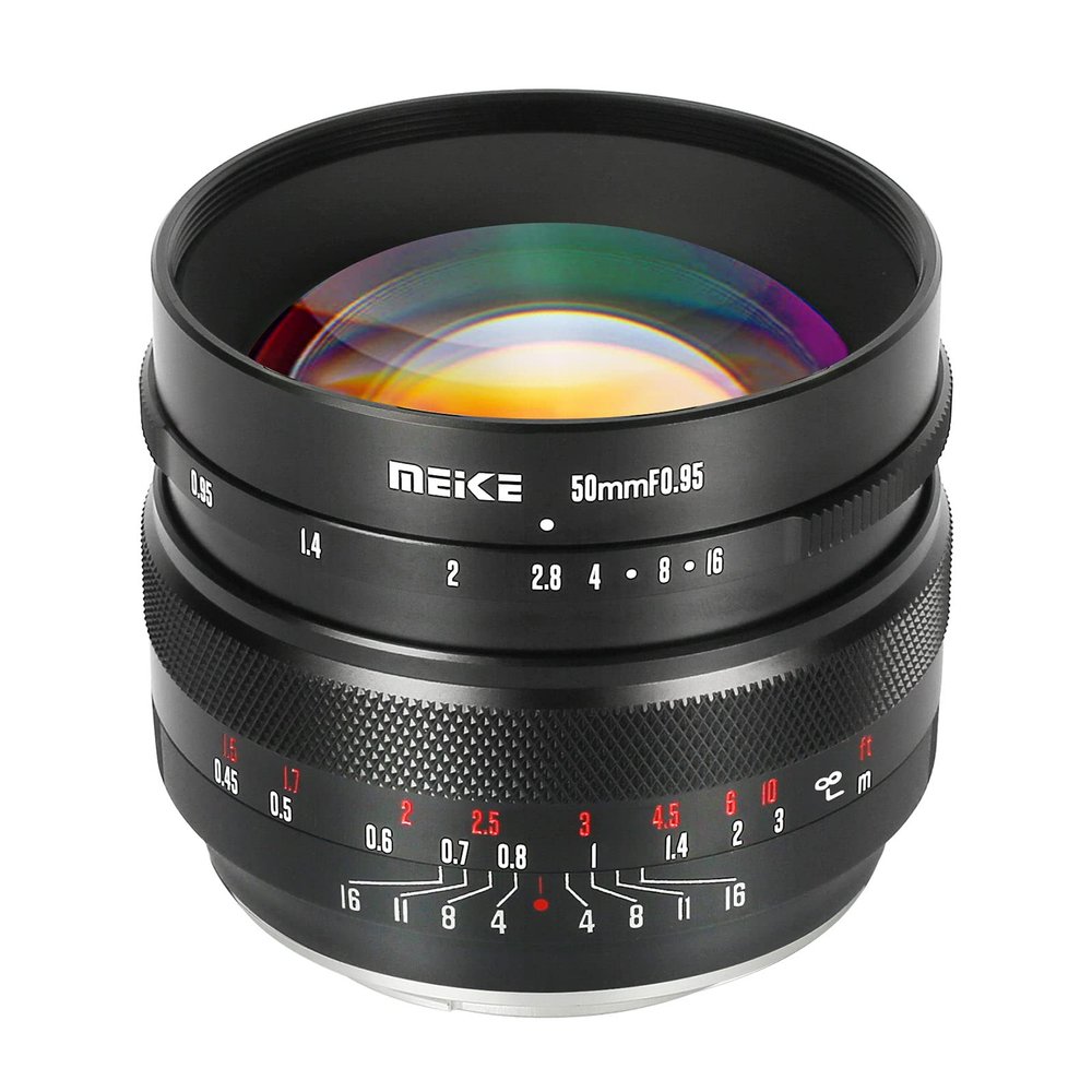 Meike 50mm F0.95 Large Aperture Wide Angle Lens Manual Focus Lens Compatible with Fujifilm X Mount Mirrorless Camera X-T3 X-H1 X-Pro2 X-E3 X-T1 X-T2 X-T4 X-T10 X-T20 X-T200 X-A2 X-E2 X-E1 X30 X70