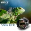 Meike 50mm F0.95 Large Aperture Wide Angle Lens Manual Focus Lens Compatible with Fujifilm X Mount Mirrorless Camera X-T3 X-H1 X-Pro2 X-E3 X-T1 X-T2 X-T4 X-T10 X-T20 X-T200 X-A2 X-E2 X-E1 X30 X70 view 4