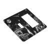 Mountain Starry Moon 2 Gang Single Toggle/Rocker Combination Light Switch Cover Decorative Wall Plate Electrical Faceplate for Home Country Dorm Decorate Large Size 4.5" x 4.5 view 3