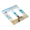 Christ Jesus Cross 2 Gang Double Rocker/Decora Light Switch Cover Decorative Outlet Wall Plate Electrical Faceplate Bathroom Home Bedroom Decor Screwless 4.7" x 4.6 view 3