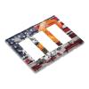 Basketball Sport American Flag 3 Gang Triple Rocker/Decora Light Switch Wall Plate Cover Decorative Electrical Faceplate for Bathroom Home Living Room Bedroom Decor Screwless 6.57" x 4.65 view 3