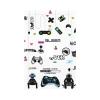 Game 1 Gang Single Toggle Light Switch Cover Gamer Gaming Room Video Decor Eat Sleep Game Decorative Wall Plate for Teen Boys Kids Gamer Bedroom Playroom Decorations Electrical Faceplate Mid Size view 1