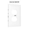 Funny Boys Video Gaming Controller Game Decorative 1-Gang Duplex Outlet Cover Device Receptacle Plug Wall Plate Kids Teen Gamer Nursery Decor Switchplate Electrical Faceplate Playing Room Decoration view 4