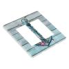 Nautical Anchor 2 Gang Double Rocker/Decora Light Switch Cover Decorative Outlet Wall Plate Electrical Faceplate Bathroom Home Bedroom Decor Screwless 4.7" x 4.6 view 3