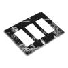 Mountain Starry Moon 3 Gang Triple Rocker/Decora Light Switch Wall Plate Cover Decorative Electrical Faceplate for Bathroom Home Living Room Bedroom Decor Screwless 6.57" x 4.65 view 3