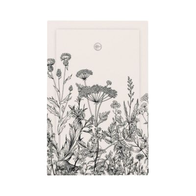 Vintage Floral Rustic Flower 1 Gang Light Switch Cover No Decive Blank Wall Plate Decorative Switchplate for Bathroom Home Bedroom Decorate 5" x 3 Oversize