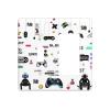 Funny Kids Game 2 Gang Single Toggle/Rocker Combination Light Switch Cover Decorative Wall Plate Electrical Faceplate for Home Country Dorm Decorate Large Size 4.5" x 4.5 view 1