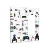 Funny Kids Game 2 Gang Single Toggle/Rocker Combination Light Switch Cover Decorative Wall Plate Electrical Faceplate for Home Country Dorm Decorate Large Size 4.5" x 4.5 view 2