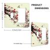 Flower Blossom 2 Gang Single Toggle/Rocker Combination Light Switch Cover Decorative Wall Plate Electrical Faceplate for Home Country Dorm Decorate Large Size 4.5" x 4.5 view 4