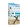 Christ Jesus Cross 1 Gang Light Switch Plate Decorative Single Toggle Wall Plate Cover Electrical Switchplate Faceplate for Bathroom Bedroom Room Decorate 5" x 3 Jumbo Size view 2