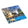 Sea Beach Seascape 2 Gang Double Toggle Light Switch Cover Decorative Wall Plate Electrical Faceplate for Bathroom Home Bedroom House Decor 5" x 4.9 Oversized view 3
