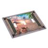 Tropical Summer Beach Sunset 3 Gang Triple Toggle Light Switch Wall Plate Cover Decirative Electrical Faceplate Switchplate for Bathroom Home Decorate 6.7" x 4.8 Large Jumbo Size view 3