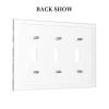 Basketball Sport American Flag 3 Gang Triple Toggle Light Switch Wall Plate Cover Decirative Electrical Faceplate Switchplate for Bathroom Home Decorate 6.7" x 4.8 Large Jumbo Size view 4