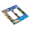 Sea Beach Seascape 2 Gang Double Rocker/Decora Light Switch Cover Decorative Outlet Wall Plate Electrical Faceplate Bathroom Home Bedroom Decor Screwless 4.7" x 4.6 view 3