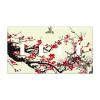 Flower Blossom 4 Gang Light Switch Cover Decorative Quad Toggle Wall Plate Decorative Electrical Faceplate for Bathroom Home Bedroom Decorate Large Size 8" x 4.5 view 1