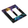 Mountain Moon Starry 2 Gang Double Rocker/Decora Light Switch Cover Decorative Outlet Wall Plate Electrical Faceplate Bathroom Home Bedroom Decor Screwless 4.7" x 4.6 view 3